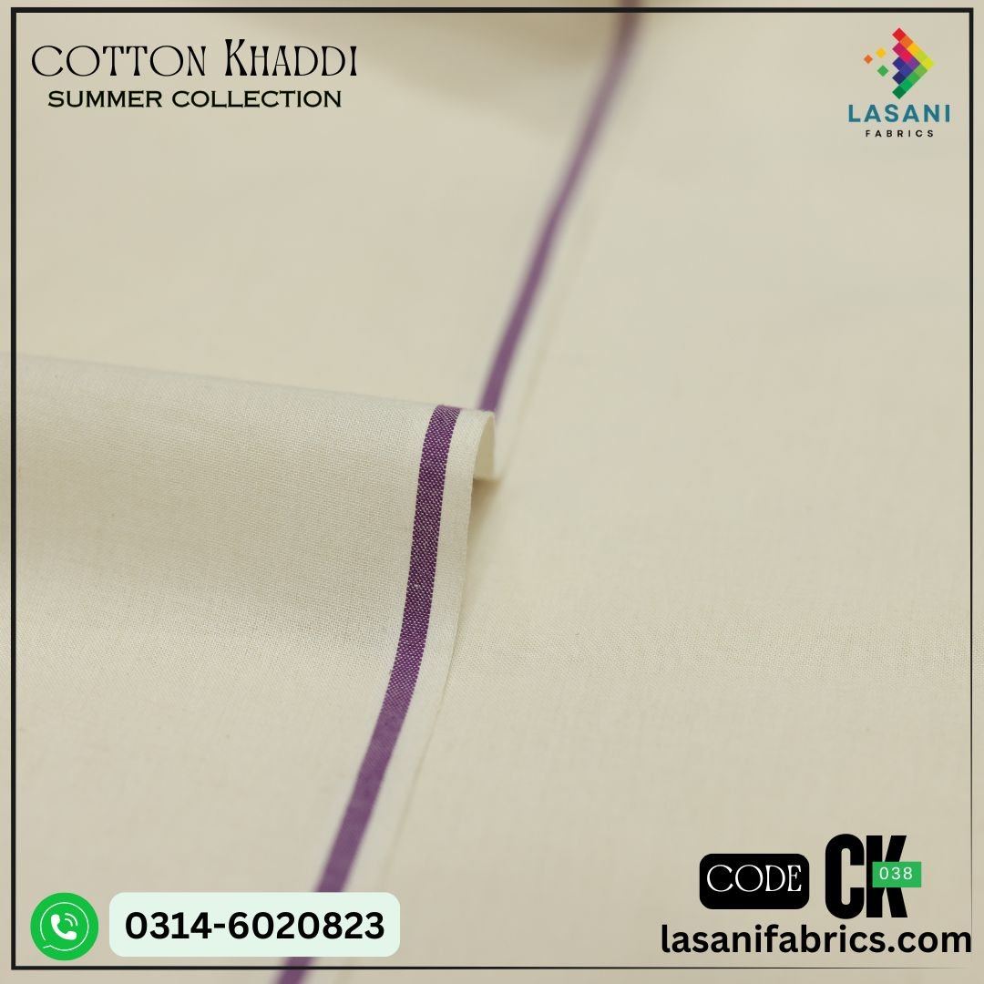 Cream CK Cotton Khaddar - Cream -CK-38
